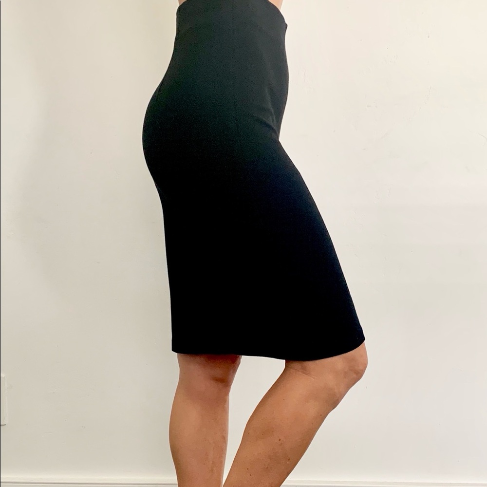 Black pencil skirt